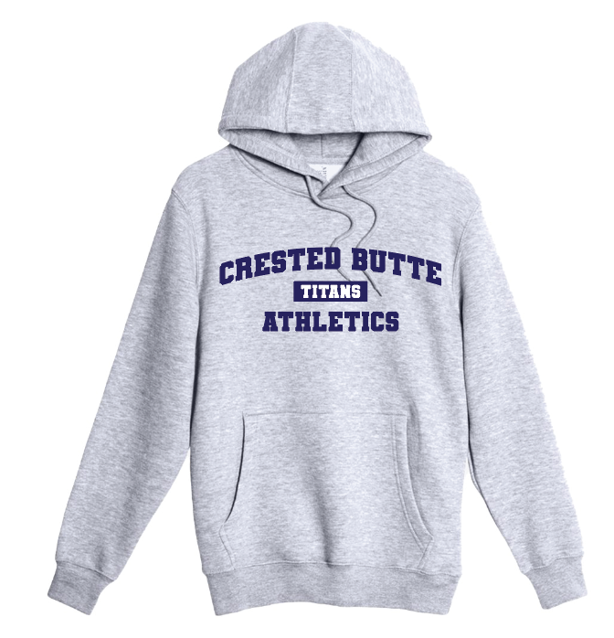 Unisex Hoodie - Color Block Retro Logo