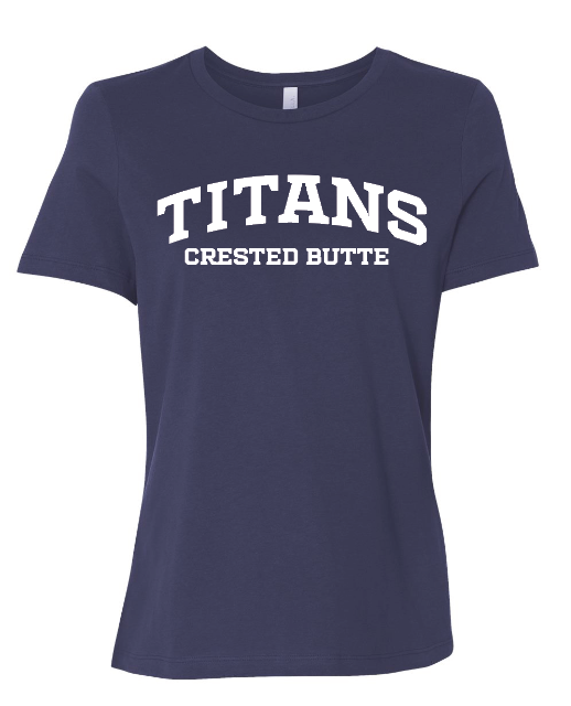 Womens SS Tshirt - Simple Retro Logo