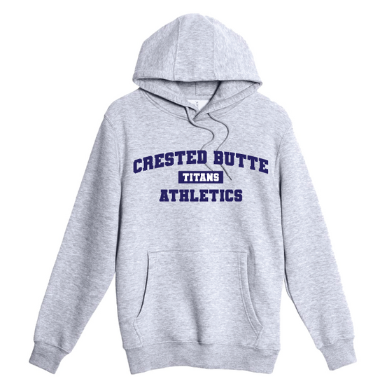 Unisex Hoodie - Color Block Retro Logo